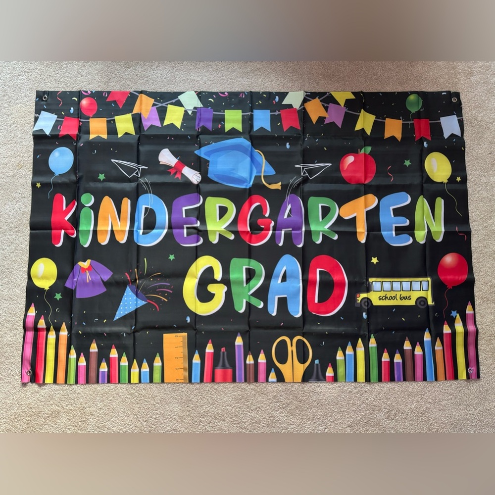 Kindergarten Graduation Banner